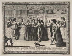 Die Galerie des Justizpalastes, ca. 1638 von Abraham Bosse