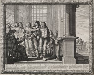 Der verlorene Sohn: Vorbereitung für das Fest von Abraham Bosse