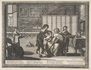 Der Chirurg La Saignée, 1632 von Abraham Bosse