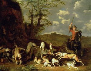 Eine Bärenjagd, 1655