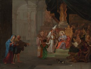 Christus unter den Doktoren, 1668 von Abraham Hondius