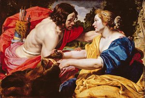 Rückkehr von der Jagd oder Meleager und Atalanta
