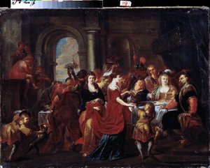 Das Festmahl des Herodes von Abraham Jansz. van Diepenbeeck