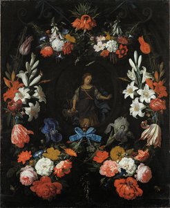 Blumengirlande, ca. 1675