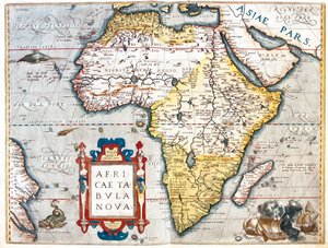 Afrika von Abraham Ortelius