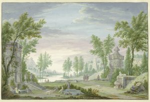 Arkadische Landschaft von Abraham Rademaker