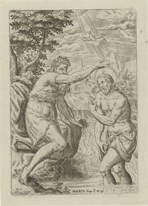 Taufe Christi von Abraham de Bruyn