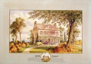 Mount Pleasant (Beekman Mansion), New York City, ca. 1874 von Abram Hosier