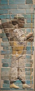 Persischer Bogenschütze Achämenidenreich, 510 v. Chr. (glasierte Ziegel) von Achaemenid