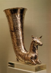 Rhyton in Form eines Steinbocks, aus Iran