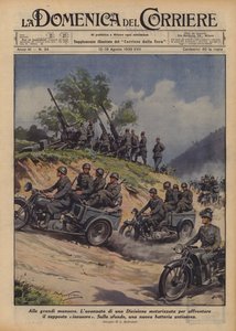 Bei den großen Manövern von Achille Beltrame