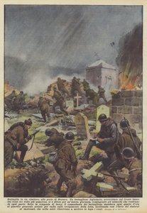 Schlacht auf einem Friedhof vor den Toren von Bermeo
