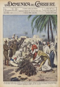 Mit dem italienischen Vormarsch in Richtung Fezzan, etwa 600 Kilometer ins Landesinnere von Libyen