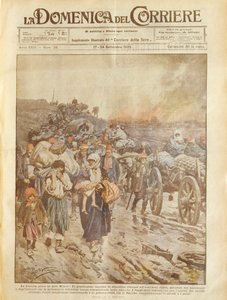 Titelbild der griechischen Niederlage in Kleinasien von Achille Beltrame