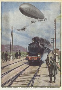 Während des Eisenbahnstreiks