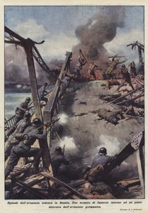 Episoden des deutschen Vormarsches in Russland von Achille Beltrame