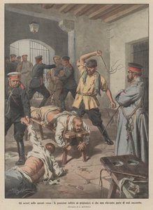 Die Schrecken in russischen Gefängnissen, die den Gefangenen auferlegten Strafen, so dass ein erheblicher Teil von ihnen stirbt