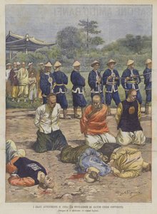 Die schweren Ereignisse in China, die Erschießung einiger konvertierter Chinesen