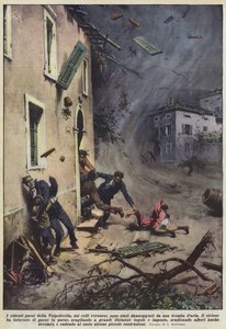 Die lachenden Dörfer des Valpolicella, auf den Hügeln von Verona, wurden von einem Wirbelsturm beschädigt