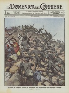 Die Schlacht vom 27. Februar, Bajonettangriff auf die Höhen von Mergheb bei Homs, die türkisch-arabischen Truppen werden zerschlagen