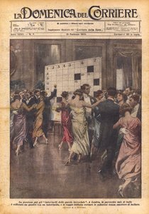 Die Leidenschaft für Kreuzworträtsel von Achille Beltrame