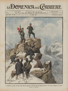 Die Expedition unter der Führung des Herzogs der Abruzzen erobert den höchsten Gipfel des Ruwenzori-Berges