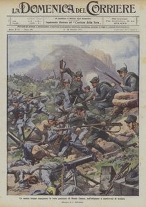 Unsere Truppen erobern die starke Position des Monte Coston, auf dem Hochplateau nordwestlich von Arsiero