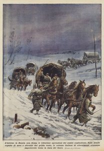 Der Winter in Russland stoppt nicht die siegreichen Operationen unserer Kämpfer