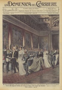 In den Salons des Quirinals von Achille Beltrame