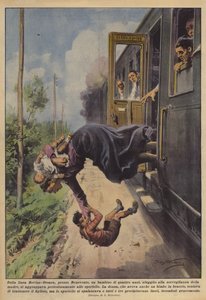 Auf der Linie Bovino-Orsara bei Benevento entkam ein vierjähriges Kind?