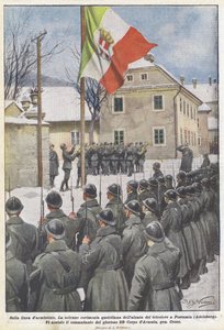 An der Waffenstillstandslinie von Achille Beltrame