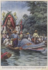 Eine kuriose Prozession auf den Philippinen
