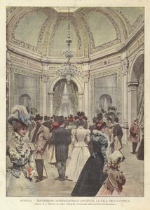 Venedig, Internationale Kunstausstellung, der Kuppelsaal von Achille Beltrame