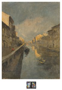 Naviglio, 1925 von Achille Cattaneo