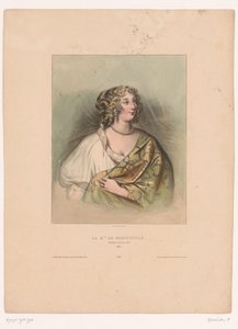 Porträt von Madame de Montespan von Achille Devéria