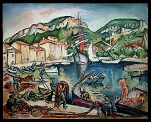 Der Hafen von Ciotat von Achille Emile Othon Friesz