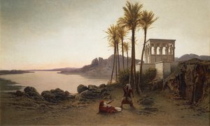 Szene aus Aida von Giuseppe Verdi, Gemälde von Achilles Formis (1832-1906), Italien