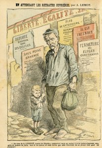 Illustration von Achille Lemot (1846-1909) in Le Pelerin von Achille Lemot
