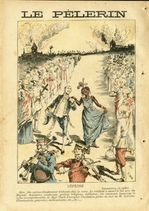 Illustration von Achille Lemot (1846-1909) in Le Pèlerin