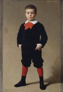 Porträt von Henri Achille, dem Sohn des Künstlers, 1881