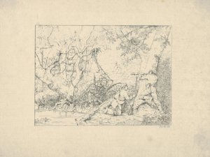Vicksburg-Kanal aus Confederate War Etchings, 1861-63 von Adalbert John Volck