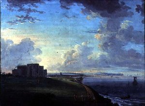 Highcliffe, in der Nähe von Christchurch, Dorset, der Sitz des Marquis von Bute, von Osten