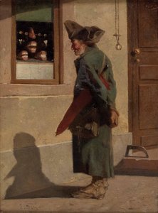 Soldat im Zahnersatzladen von Adam Ernst Schalck