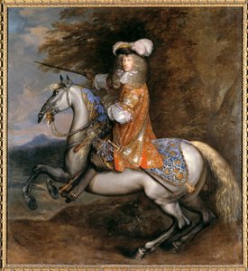 Lord William Cavendish, später 4. Earl und 1. Duke of Devonshire zu Pferd