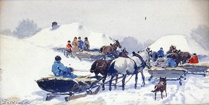 Winter auf dem Land