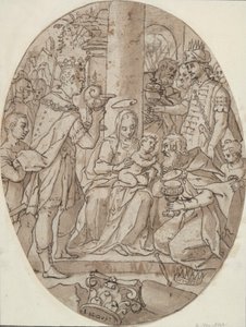 Anbetung der Heiligen Drei Könige von Adam van Noort
