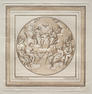 Die Dreifaltigkeit, 1782 von Adam von Bartsch