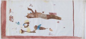 Kopie einer Wandmalerei aus der kleinen Kammer, Acanceh, Mexiko von Adela Breton