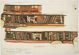 Dekorative Designs von Keramik von Adela Breton