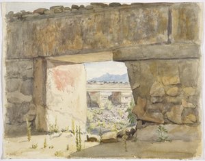Ruinengebäude in Mitla, Oaxaca